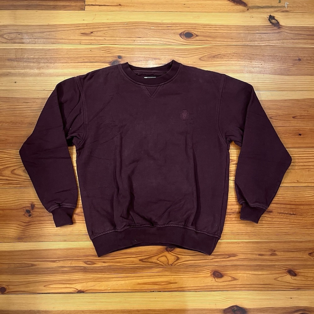 Vintage Ivy Crew Red Pull Over Sweater Mens M